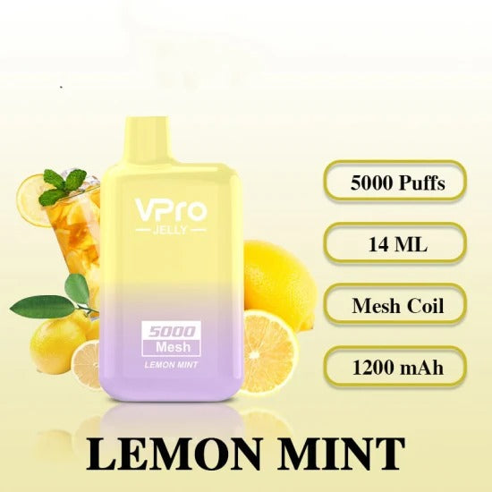 VPRO Lemon Mint 5000 puff