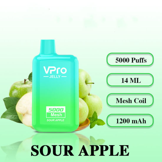 VPRO Sour Apple 5000 puff